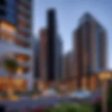 Modern architectural design of Ahad Residences
