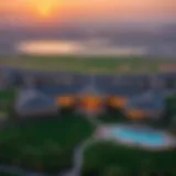 Stunning view of the Al Habtoor Polo Resort