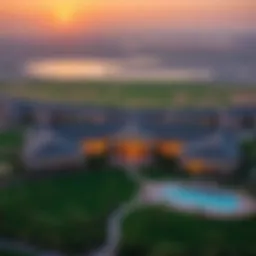 Stunning view of the Al Habtoor Polo Resort