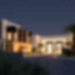 Stylish view of Al Khail Gate community showcasing modern architecture