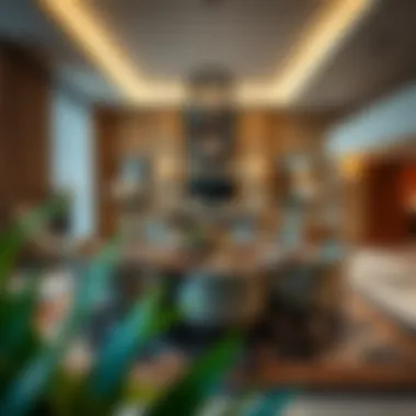 Sophisticated Dining Area at Al Manar Grand Hotel Apartment Dining area with contemporary decor highlighting the culinary experience