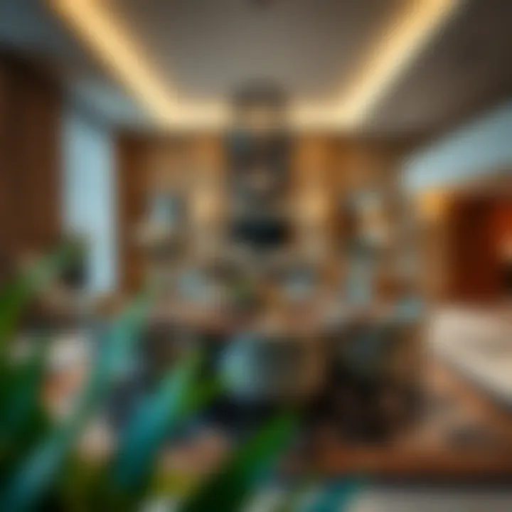 Sophisticated Dining Area at Al Manar Grand Hotel Apartment Dining area with contemporary decor highlighting the culinary experience