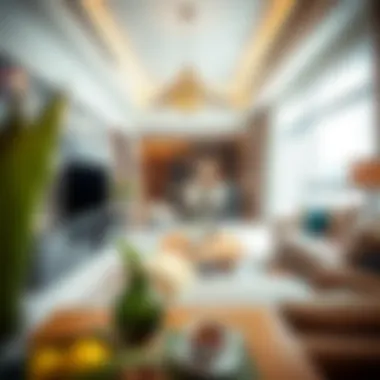 Comfortable Living Area in Al Manar Grand Hotel Apartment Spacious living area within a hotel apartment showcasing comfort