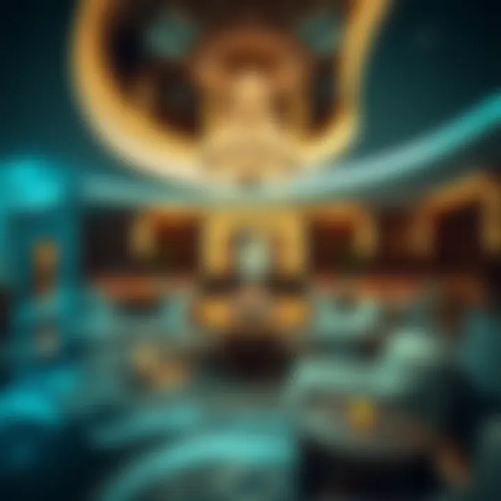 Interior amenities of the Al Sharhan Building highlighting luxurious features