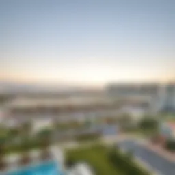 A panoramic view of Ras Al Khaimah showcasing modern developments