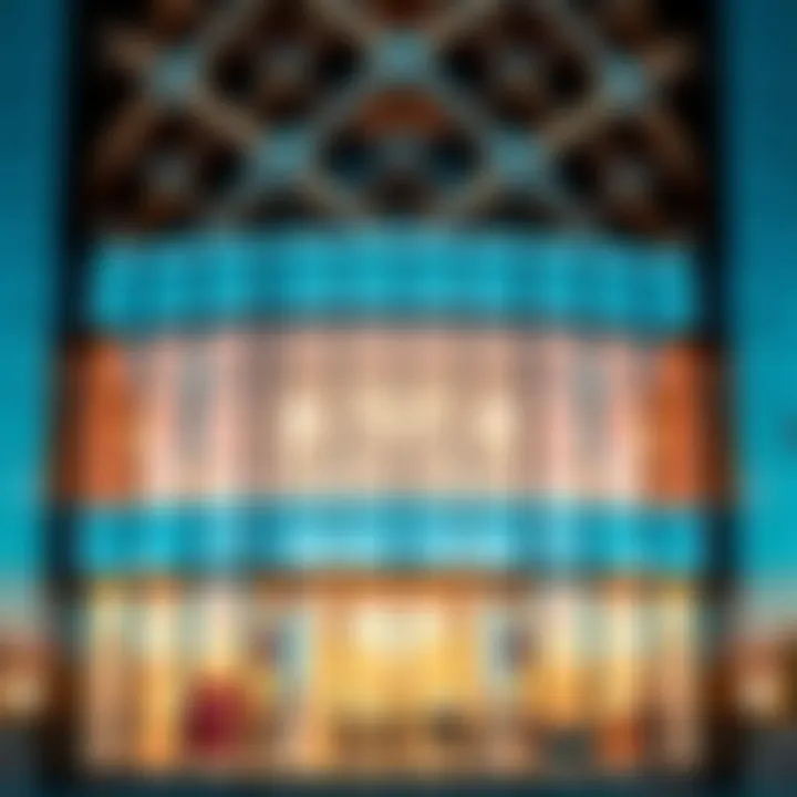 Intricacies of Design: Aldar Square Facade A close-up of the intricate details of Aldar Square's facade