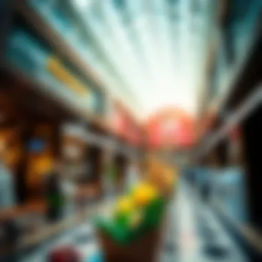 Interior view showcasing the vibrant atmosphere of Amer Center