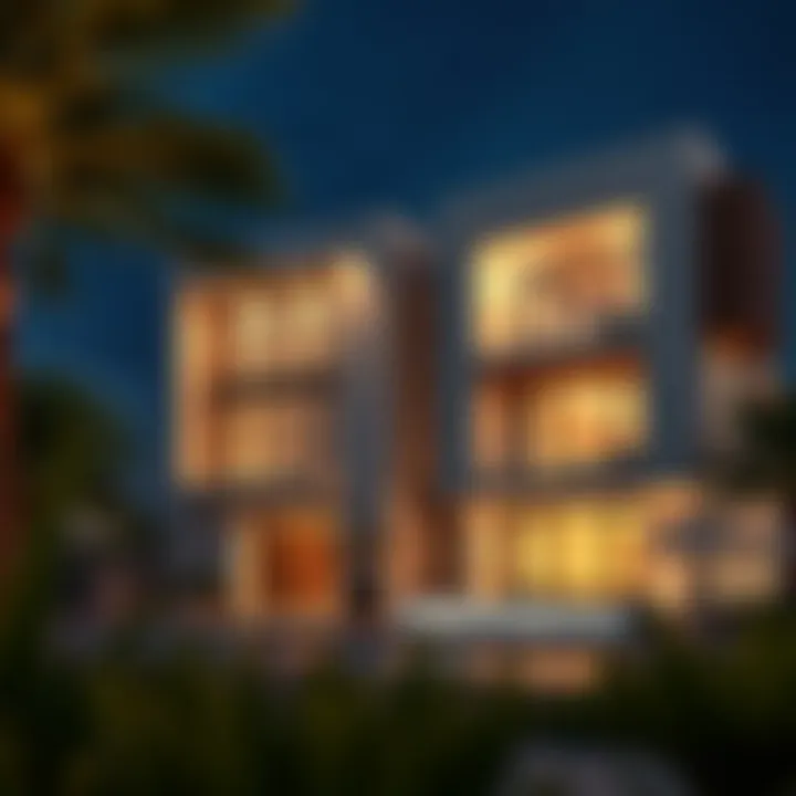 A modern Bint House reflecting investment potential in Dubai's real estate market