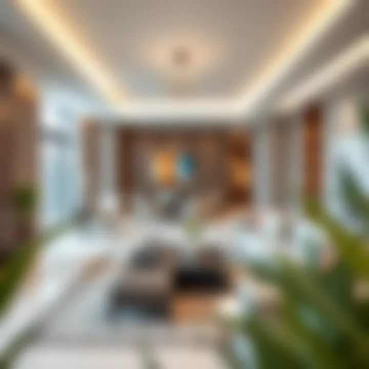 Luxurious Apartment Interior in Cluster Q A luxurious apartment interior in Cluster Q, highlighting modern design and spacious layouts.