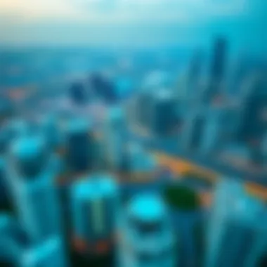 Aerial View of Cluster Q in JLT A stunning aerial view of Cluster Q showcasing the architectural brilliance of JLT.