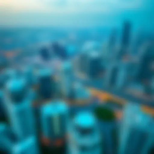 Aerial View of Cluster Q in JLT A stunning aerial view of Cluster Q showcasing the architectural brilliance of JLT.