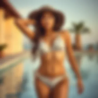 Swimwear Respecting Local Customs Fashionable swimwear that adheres to local customs