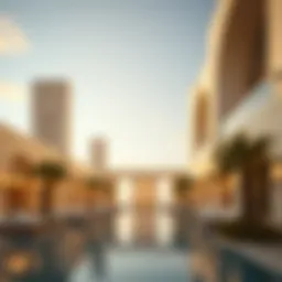 Stunning architectural design of Azizi Riviera