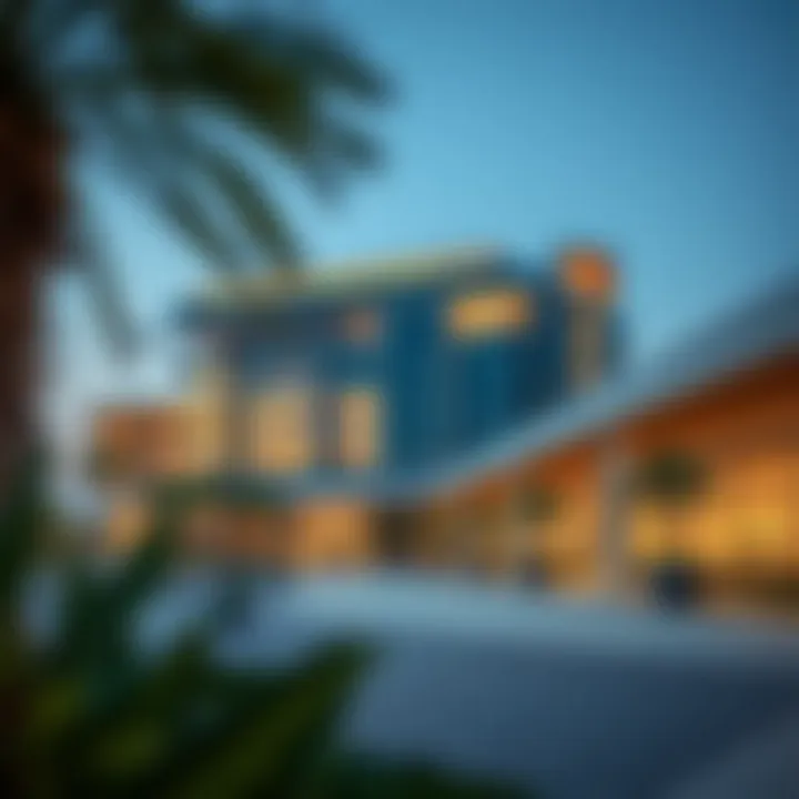 Azure Al Reem Architectural Marvel Stunning exterior view of Azure Al Reem showcasing modern architectural design