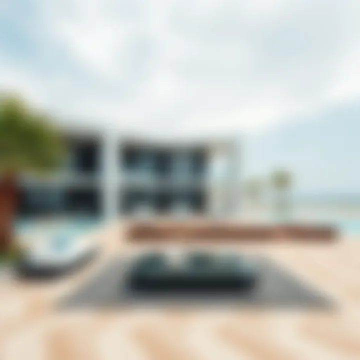 Contemporary Beachfront Elegance Stunning beachfront mansion with modern architecture