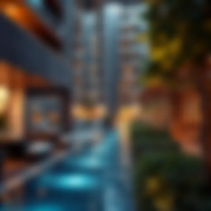 Modern Amenities for Urban Living Modern amenities available in Dubai's residential areas for singles