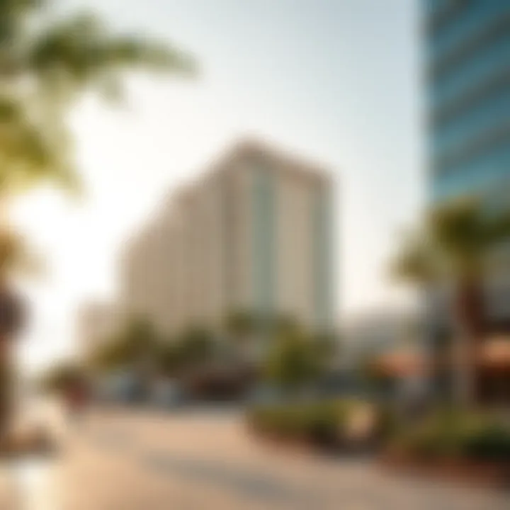 Vibrant community spaces surrounding Boulevard Plaza 2