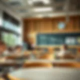 Classroom setting in a British school in Dubai