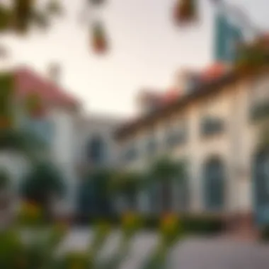 Architectural Excellence of British Schools Exterior view of a British school in Dubai