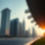 Striking skyline of Business Bay showcasing modern architecture