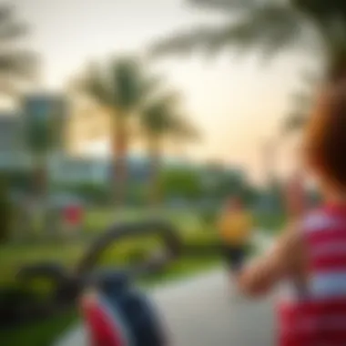 Residents enjoying recreational activities in the serene environment of Capital Park.