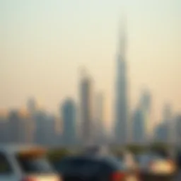 Stunning skyline of Dubai showcasing new residential developments