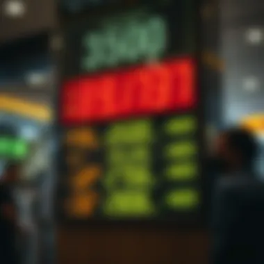 Understanding Currency Exchange in Dubai Currency exchange rates displayed in a Dubai bank