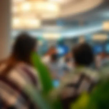 Networking event in a coworking space