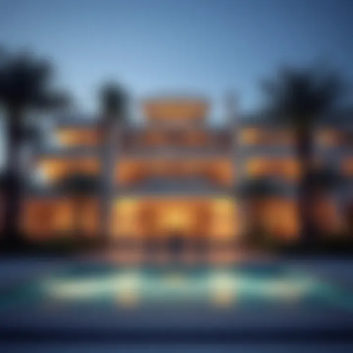 Opulent Beachfront Villas of the Crescent Luxurious beachfront villas along the Crescent Palm Jumeirah.