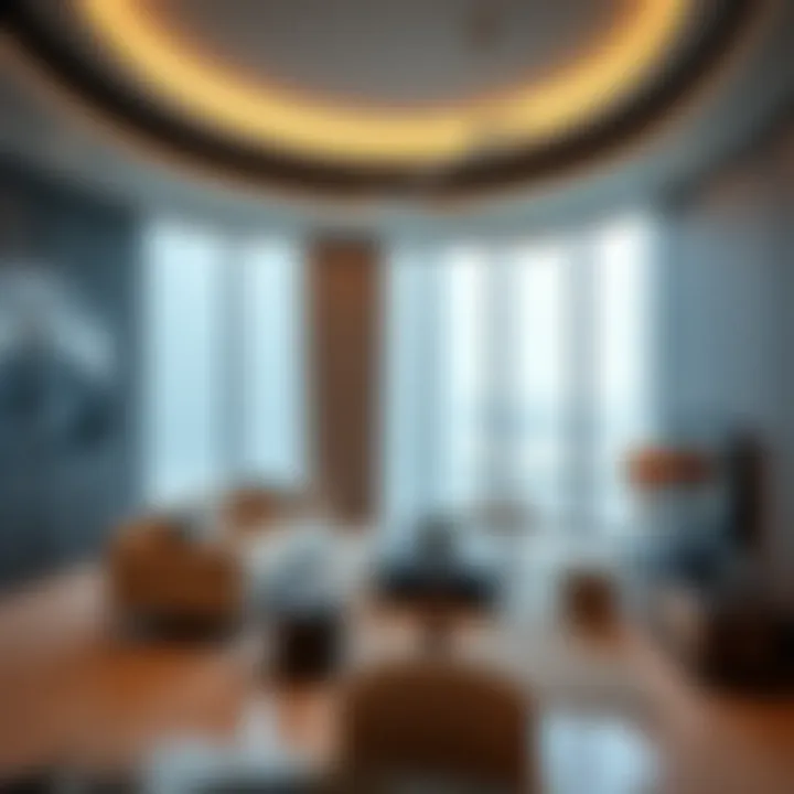 Interior Design of Daman Tower Modern interior design of a residential unit in Daman Tower