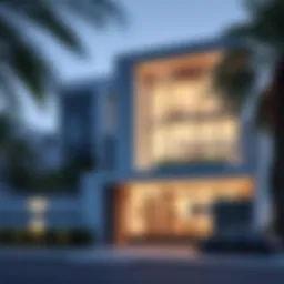 Exterior view showcasing the architectural design of Danube Home