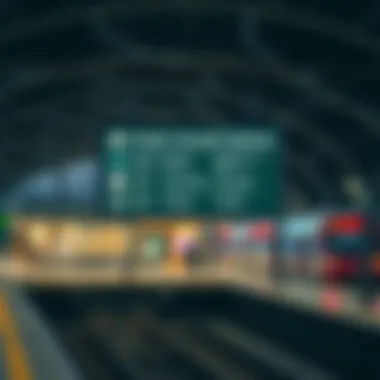 Illustration of public transport options at DMCC Metro Station