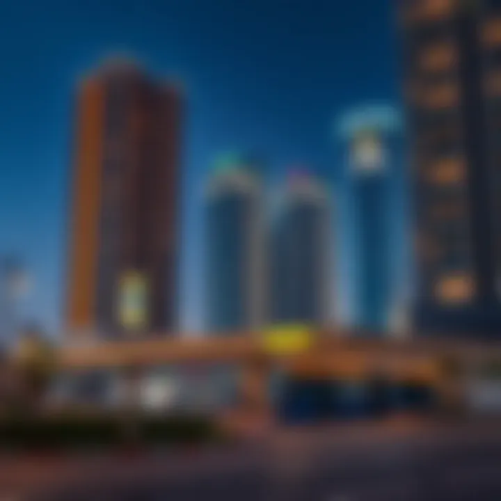 Visual representation of urban development around DMCC Metro Station