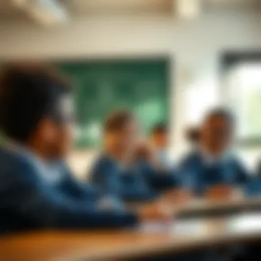 Students engaged in a collaborative classroom activity at Dubai British School