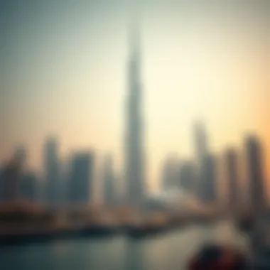 Dubai's Financial Landscape Dubai skyline with financial district