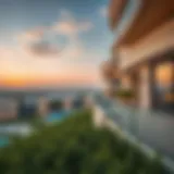 Panoramic view of Dubai Hill Estate showcasing luxurious villas