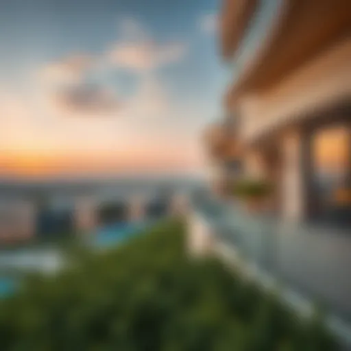 Luxurious Living in Dubai Hill Estate Panoramic view of Dubai Hill Estate showcasing luxurious villas