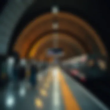 Dubai Metro Station Highlights A visual representation of the Dubai Metro stations