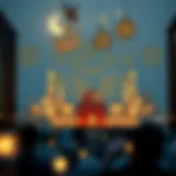 Symbolic representation of Eid Al Adha celebration in the UAE