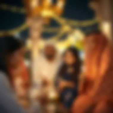 Family gathering during Eid ul Fitr festivities