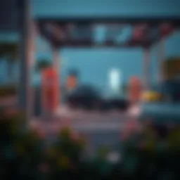 Electric vehicle charging station in the UAE