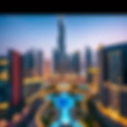 Stunning skyline view of Emaar's latest development in Downtown Dubai