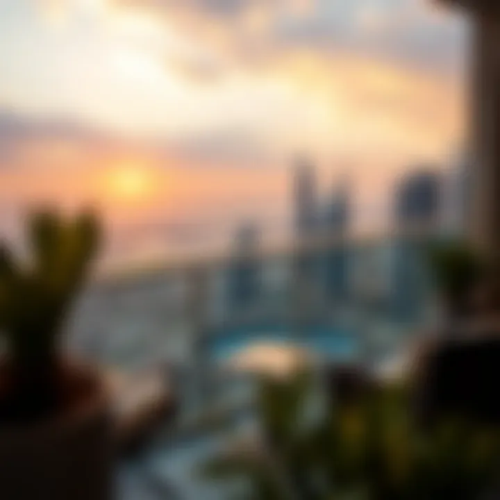 Breathtaking views from the Equiti Residences balcony