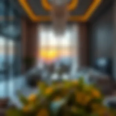 Luxurious interiors showcasing modern elegance