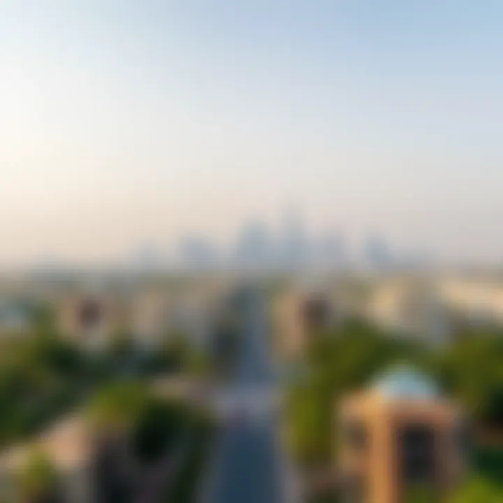 Panoramic View of Karama's Skyline Panoramic view of Karama showcasing the city skyline