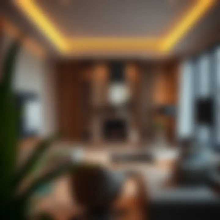 Stylish Living Space in Muhaisnah Modern 2 BHK apartment showcasing living space