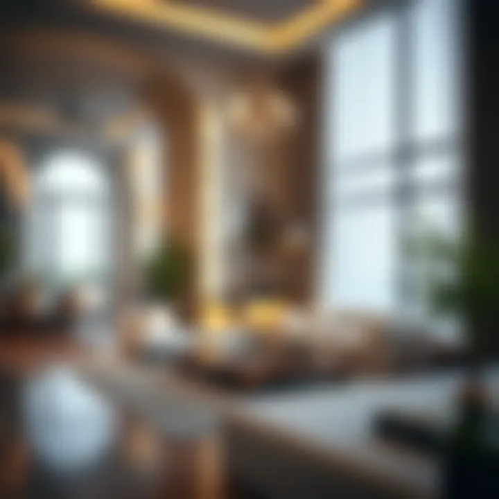 Luxurious interior of a high-end property in Dubai