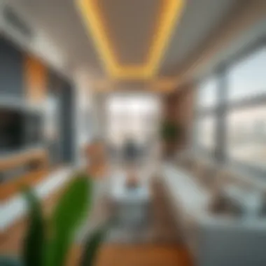 Modern Serviced Apartment in Dubai A serviced apartment in Dubai with modern amenities and views