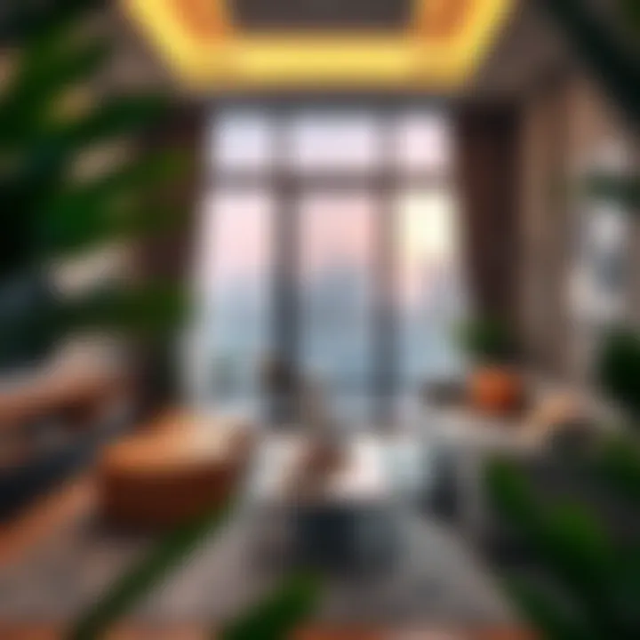 A cozy shared living space ideal for expatriates and travelers in Dubai
