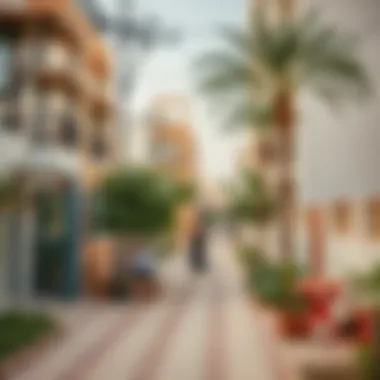Vibrant community spaces in Dubai neighborhoods